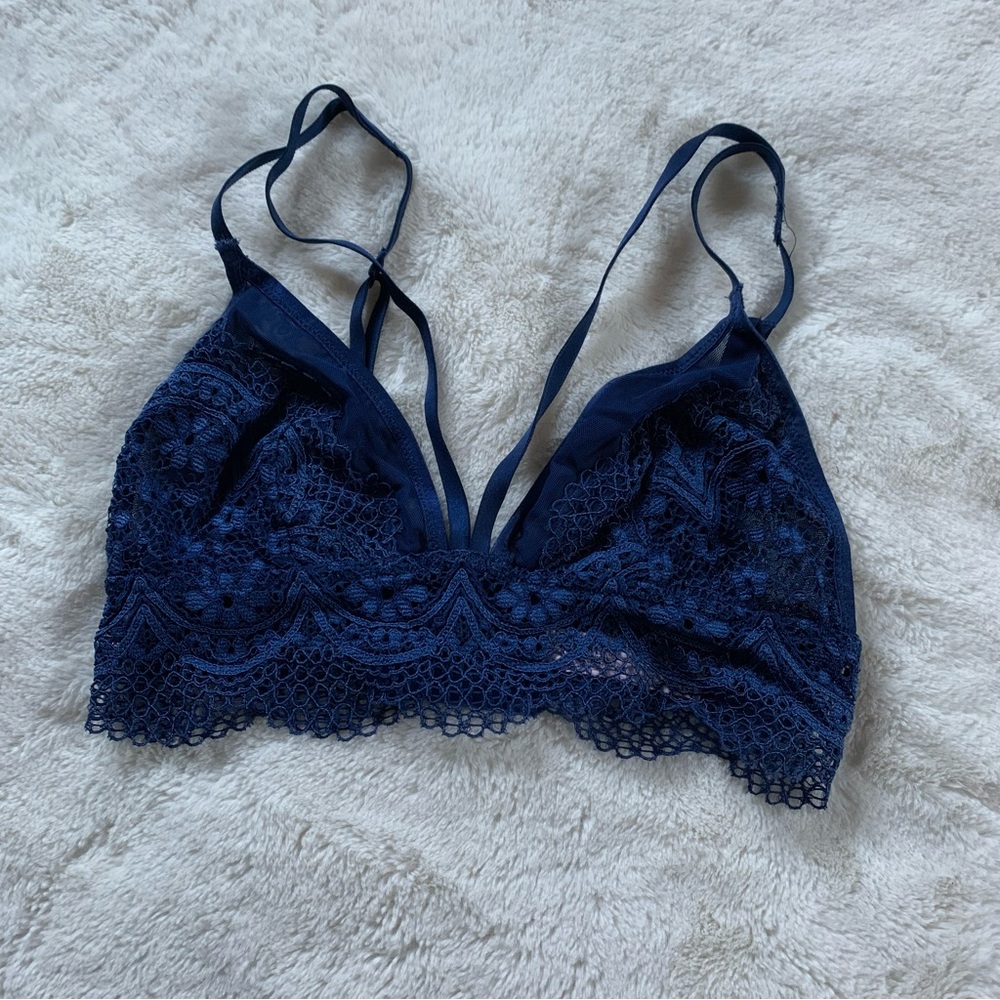 Victoria’s Secret lace bralette with strap detail